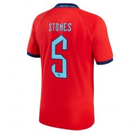 Camisa de time de futebol Inglaterra John Stones #5 Replicas 2º Equipamento Mundo 2022 Manga Curta